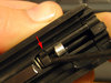 red arrow pointing to crack in the plastic/composite &quot;striker guide&quot; of my 9mm Walther PPS